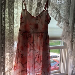 White with floral detail dress/tunic